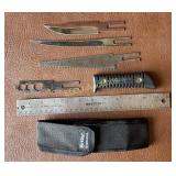 Berkley Outdoor Bone Saw w/ Extra Blades & Sheath