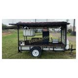 2013 Big T Custom BBQ Trailer, 3 Pop Up Sides,