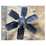 6 Blade 17" Steel Fan