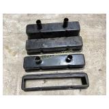 Set of 4 Steel Valve Covers