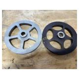 Set of 2 Smooth Power Steering Pulleys