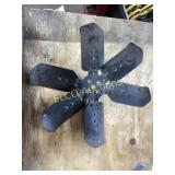 6 Blade 17" Steel Fan