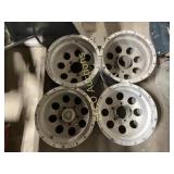 Set of 4 15x10 Bolt Pattern 106.20mm Wheels,