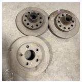 Set of Front & Rear Metric Rotors