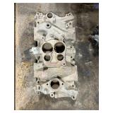 SBC Stock 4 Barrel Cast Iron Intake