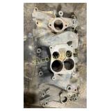 SBC Stock 4 Barrel Cast Iron Intake