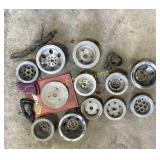 (12) Aluminum Pulleys,  x the money