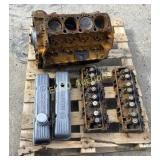 SBC Rotating Assembly w/ Heads & Valve Covers