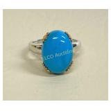 Turquoise & Steling Silver Ring