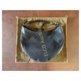 Gucci Denim Monogram Half Moon Hobo Bag,