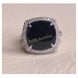 8ct Onyx Kendra Scott Style Ring