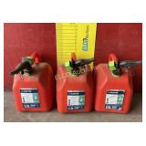 (3) Scepter 5-Gallon Gas Cans, x the money