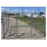 Chain Link Dog Kennel w/ gate & mounting hardware