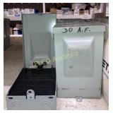 (12) Nee 30 Amp A/C Disconnect Fused Boxes,