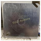 (3) Boxes of New Flat 4" Square 1/2" KO