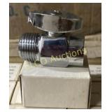 (10) Boxes of New C.P. Brass Volume Control