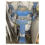 Blue Standing Bench Grinder, No data plate, does