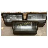 (3) New Wall Pack Lights 277 Volts, x the money