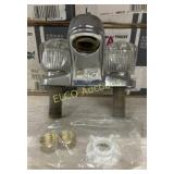 (9) New Delta Two Handle Lavatory with Capped