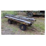 U.S Military Warehouse Platform Trailer, w/ misc
