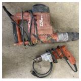 Hiuti TE 74 Hammer Drill & Milwaukee Drill