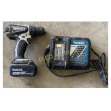 Makita 18v Cordless 1/2" Drill w/ charger, does