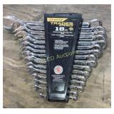 Trades Pro 16pc Combination Wrench Set Complete