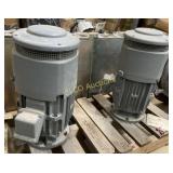 (2) New GE Vertical Induction Motors, x the money