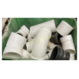 Box of Misc. PVC Fittings Ranging from 2" to 4"
