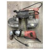 Milwaukee Band Saw &  Milwaukee 1/2" HD Angle