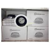 (85) New 6" Black Baffle w/ White Trim,