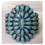 Sterling Silver & Turquoise Cuff Bracelet