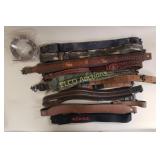 10 Misc. Nylon & Leather Rifle Slings