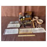 Leather Crafting Tool Lot, Shavers, Carvers,