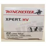 500 Rd Box of Winchester Xpert HV .22 LR HP