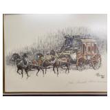 "Stagecoach" By John Russell Thomasson Circa 1976,