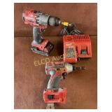 Miwaukee Drill Driver & Impact Driver w/ Battery