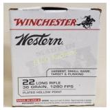 525 Rd Box of Winchester Western .22 LR HP