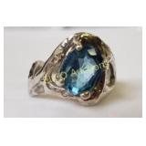 Blue Topaz Ring