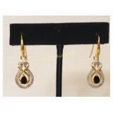 Pear Cut Sapphire Earrings