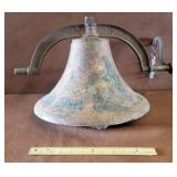 Antique Cast Iron School Bell