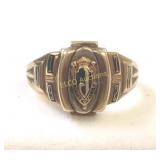 10k Gold Jostens 1972 Jerseyville Class Ring