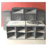 DJing Sound System, 6-Speakers, & Wiring