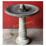 Decorative Concrete Fountain W/ Frog,