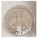 Vietnam War 1oz .999 Fine Silver Bullion