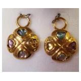 Multi Colored Stone Earring Jackets