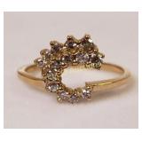 14k Gold Diamond Ring enhancer