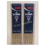 (2) 100 Rd Boxes of CCI CB .22 Short, x the money