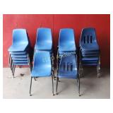 (26) Classroom Chairs, Seat Height 12", x the