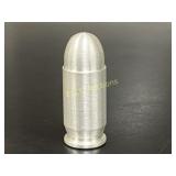 .999 Solid Silver .45 ACP Bullet, Actual Size